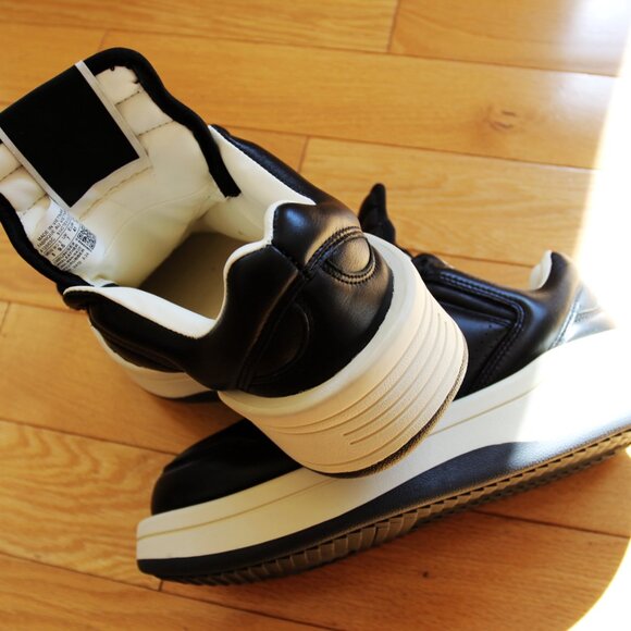 BNWT SS25 RICK OWENS DRKSHDW TURBOWPN OX SNEAKERS BLK 8 & 9 - Picture 4 of 12